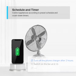 TP-LINK smart αντάπτορας ρεύματος TAPO-P100, Wi-Fi, ΒΤ, Ver. 1.0, 4τμχ