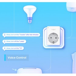 TP-LINK smart αντάπτορας ρεύματος TAPO-P100, Wi-Fi, ΒΤ, Ver. 1.0, 4τμχ