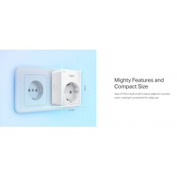 TP-LINK smart αντάπτορας ρεύματος TAPO-P100, Wi-Fi, ΒΤ, Ver. 1.0, 4τμχ