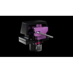 Razer HUNTSMAN MINI MERCURY ED. - 60% Opto Mechanical Gaming Keyboard Purple Switch - US Layout